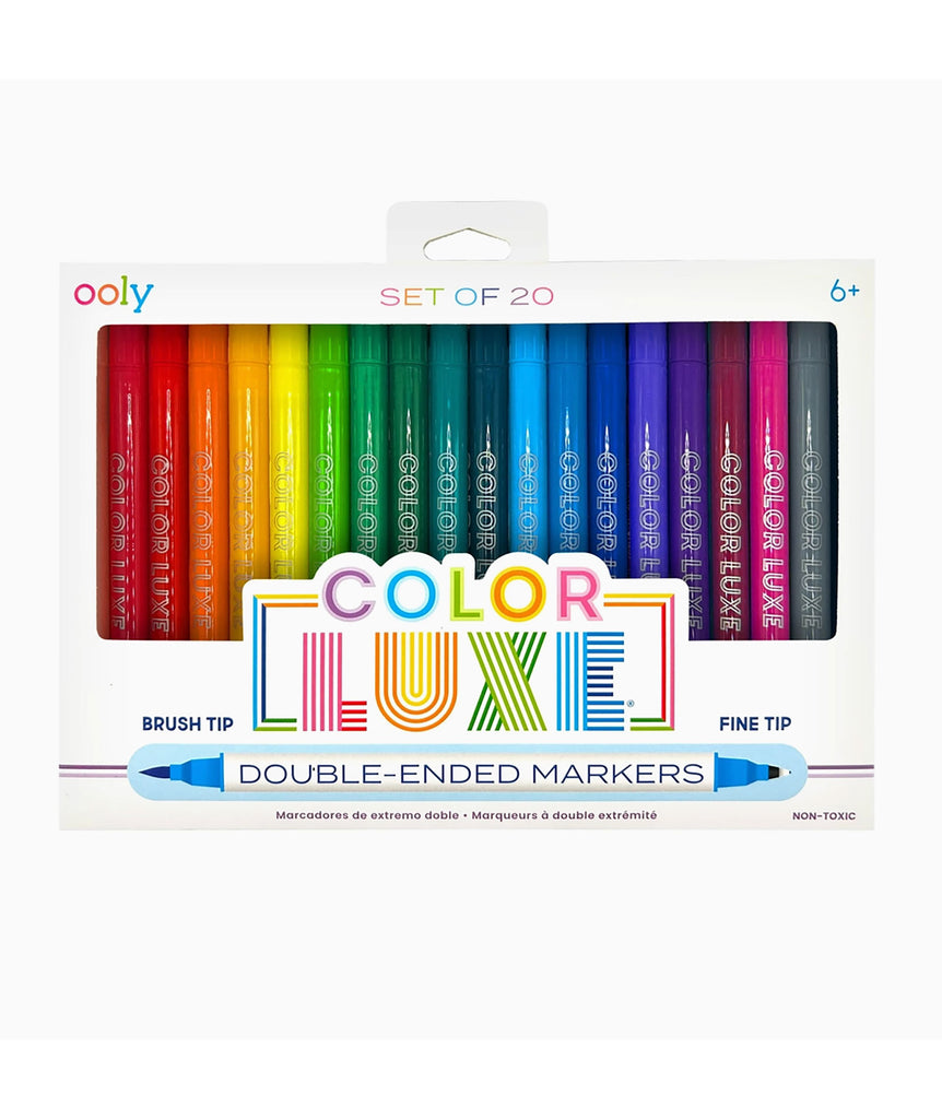 Color Luxe Double Ended Markers - Set of 20 Accessories ooly   