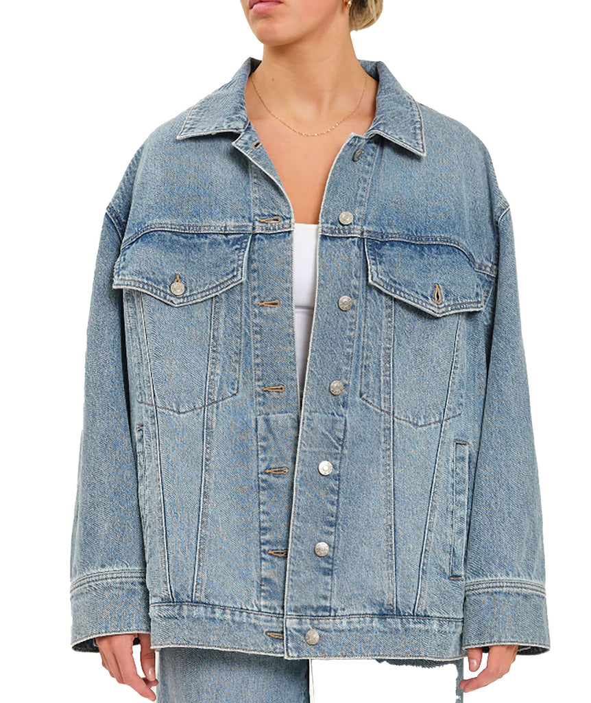 Daze Women Beau Jean Jacket Later Womens Casual Tops Daze   