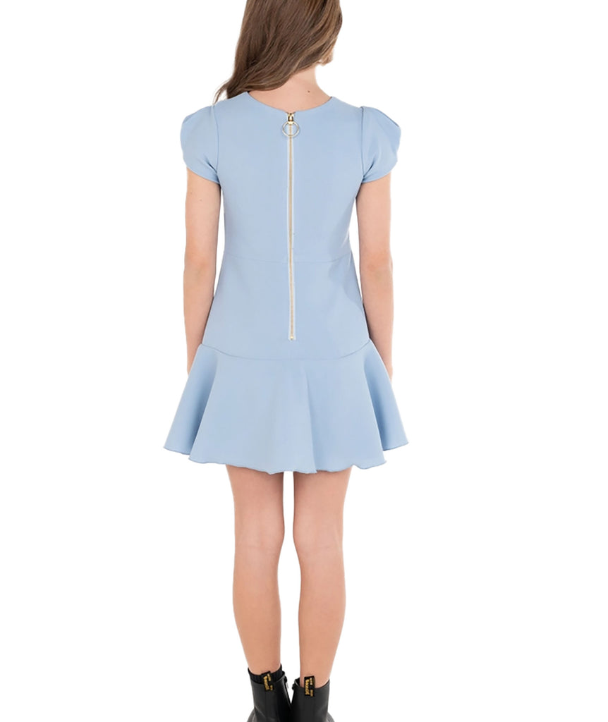 Zoe Ltd. Girls Mallory Dress Slate Girls Special Dresses Zoe Ltd.   