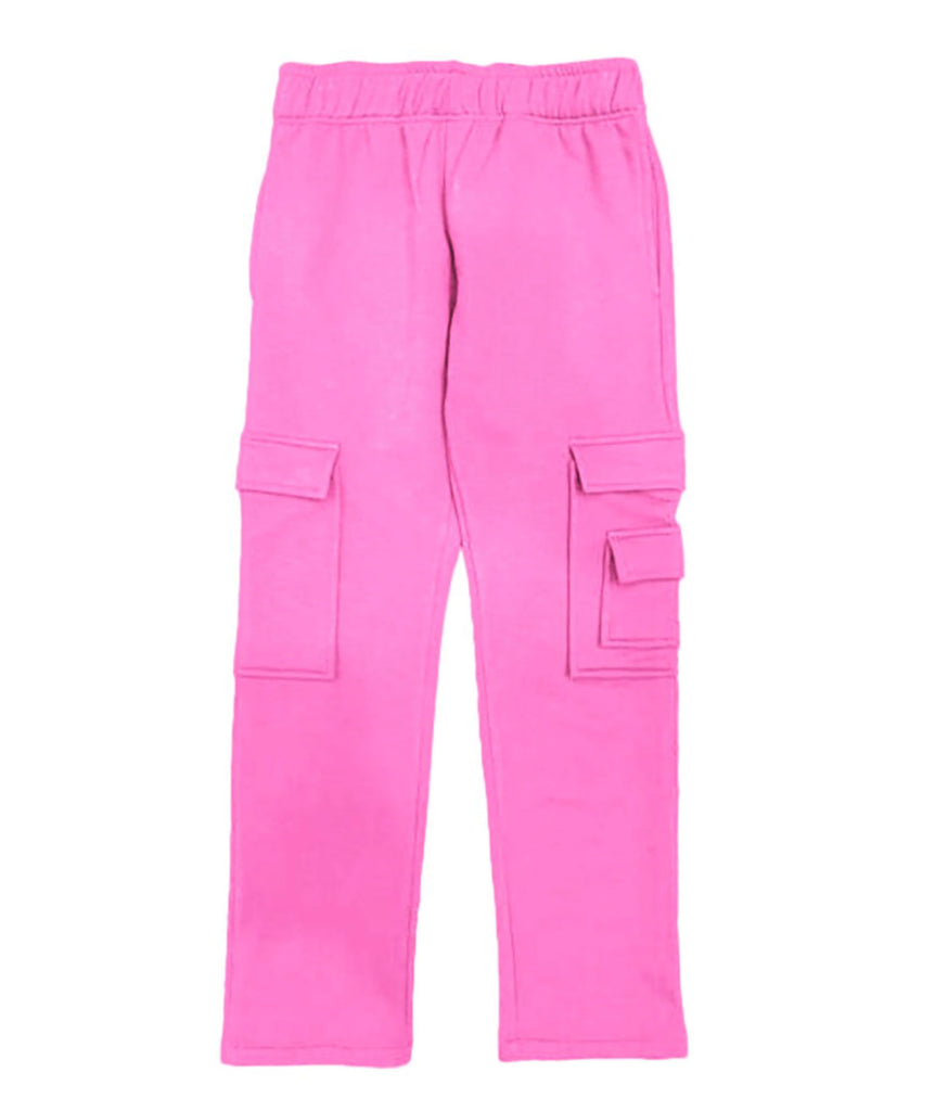 Remi Brushed Soft Cloud Cargo Sweatpants Girls Girls Casual Bottoms Suzette Begonia Pink Y/4 