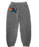 Aviator Nation Kids Logo Sweatpants Girls Casual Bottoms Aviator Nation Heather Grey Y/6 