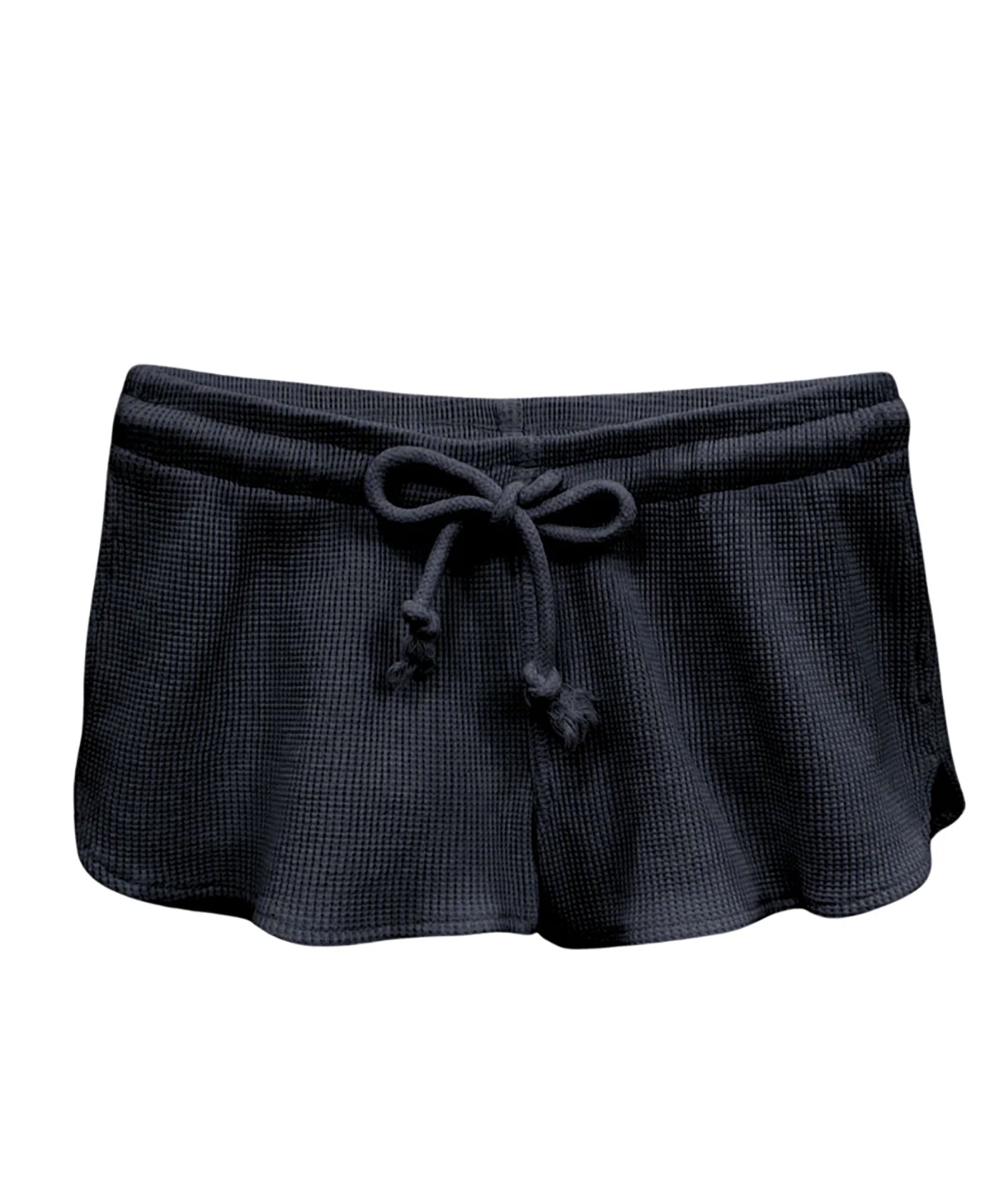 Katie J NYC Juniors Brynn Shorts Womens Casual Bottoms Katie J NYC Black Juniors/Women XS