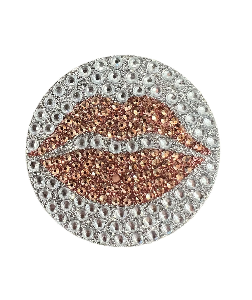 Sticker Beans Rose Gold Lips Sticker Accessories Sticker Beans   