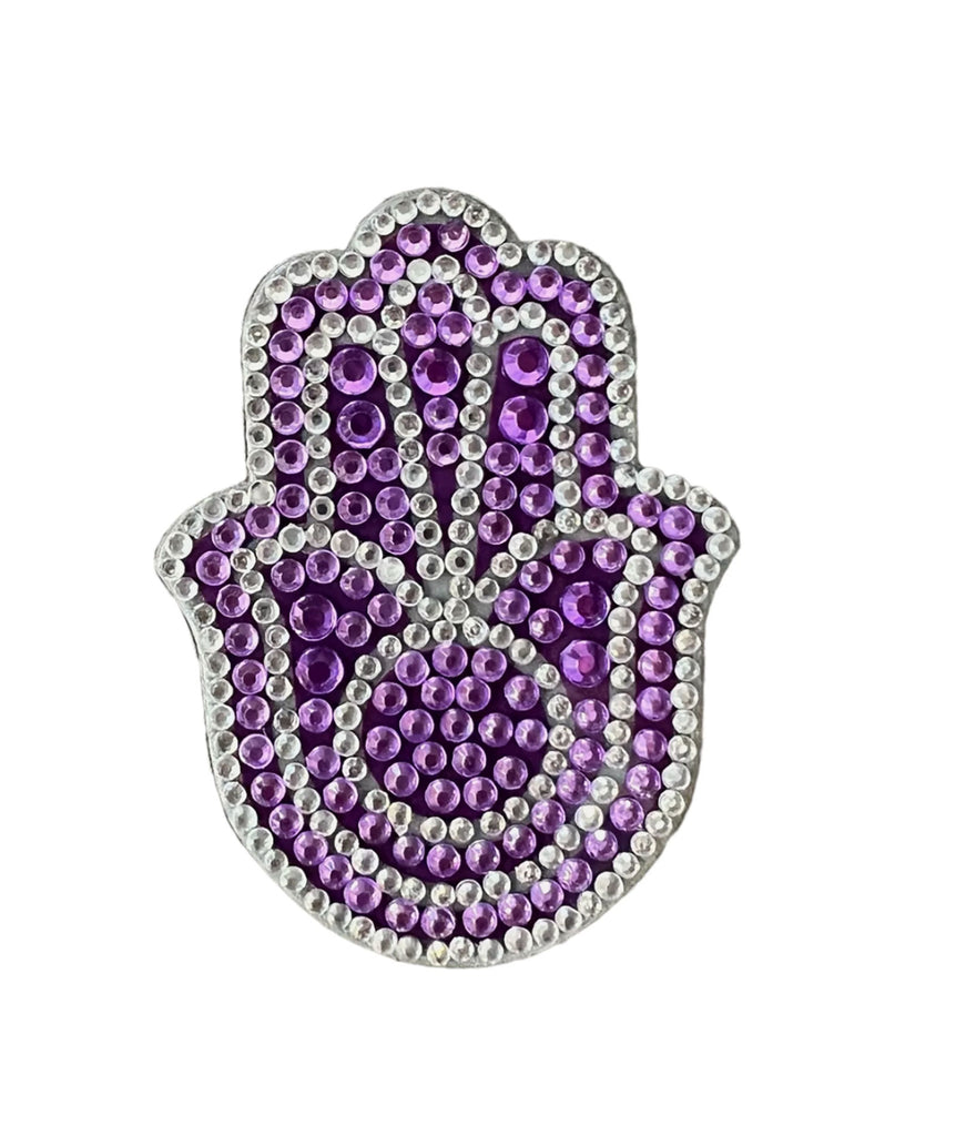 Sticker Beans Purple Hamsa Sticker Accessories Sticker Beans   