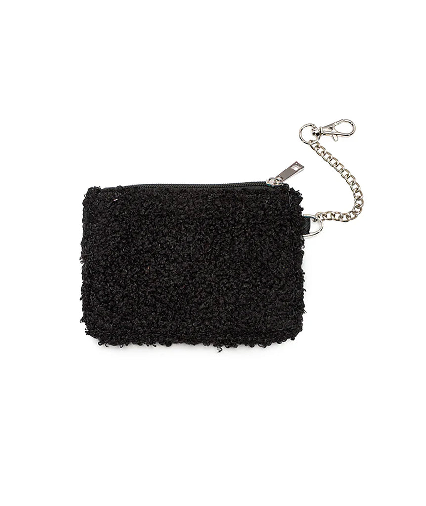 Keychain Pouch Black With Crystals Accessories Living Royal   