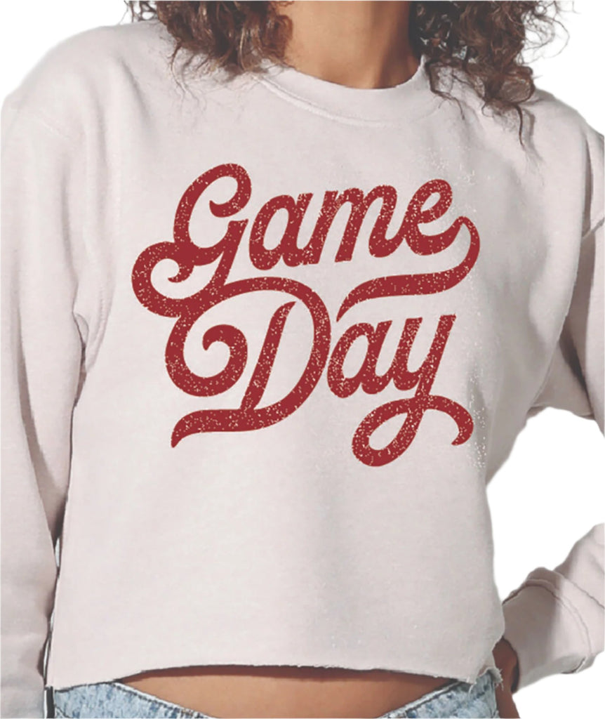 Sub_Urban Riot Women Game Day Crop Sweatshirt Womens Casual Tops Sub_Urban Riot   