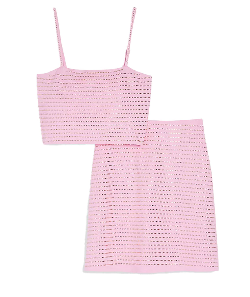 Theme Girls Franki Studded 2 Piece Set Girls Special Dresses Theme-NYC Pink Y/S (7/8) 