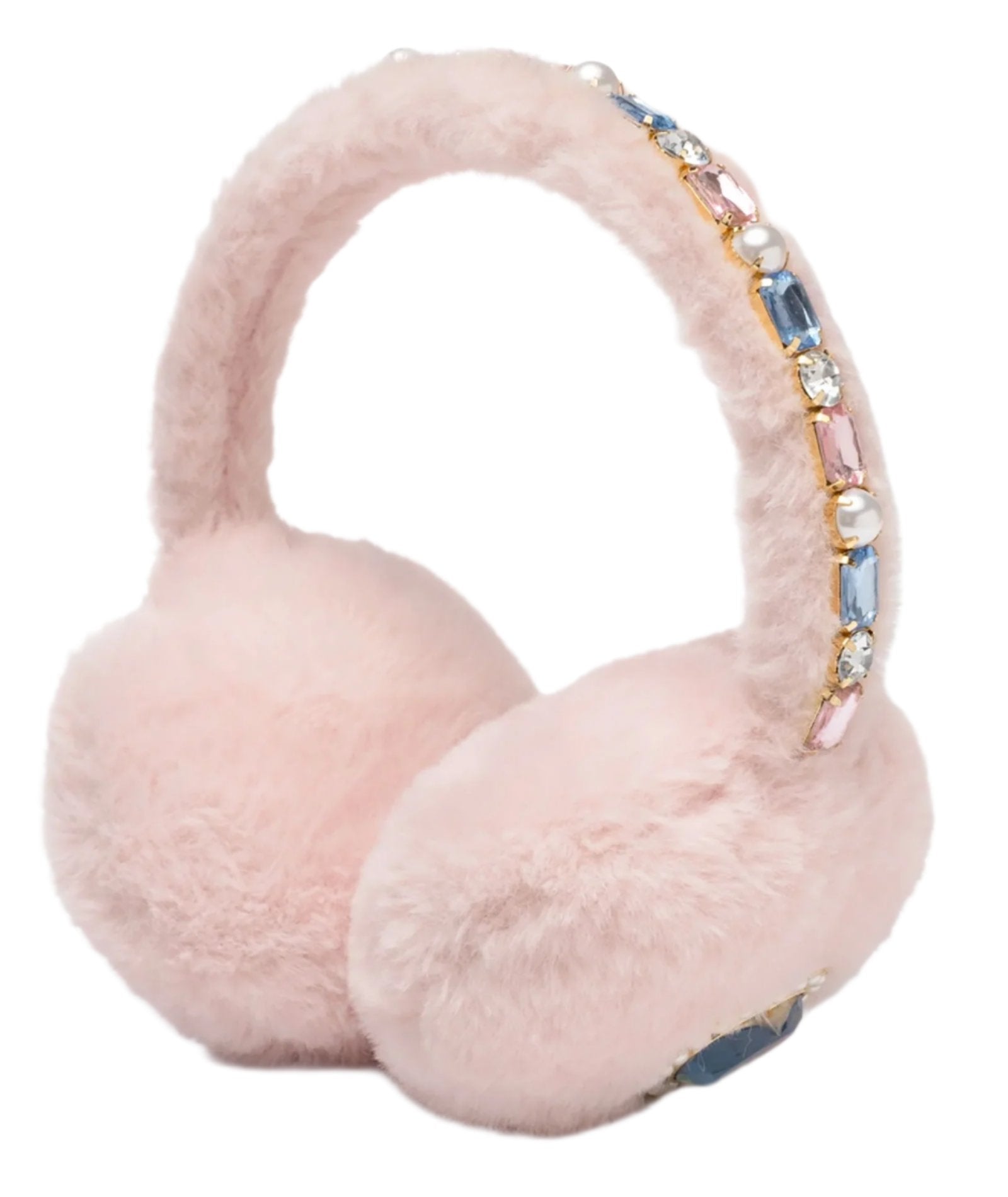 Super Smalls Cotton Candy Jeweled Ear Muffs Accessories Super Smalls Pink One Size Fits Most (Y/4-Y/6X)