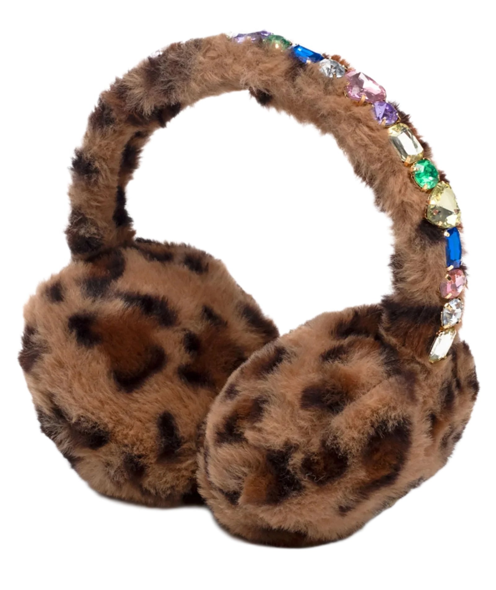Super Smalls Jungle Jeweled Ear Muffs Accessories Super Smalls Animal Print One Size Fits Most (Y/4-Y/6X)