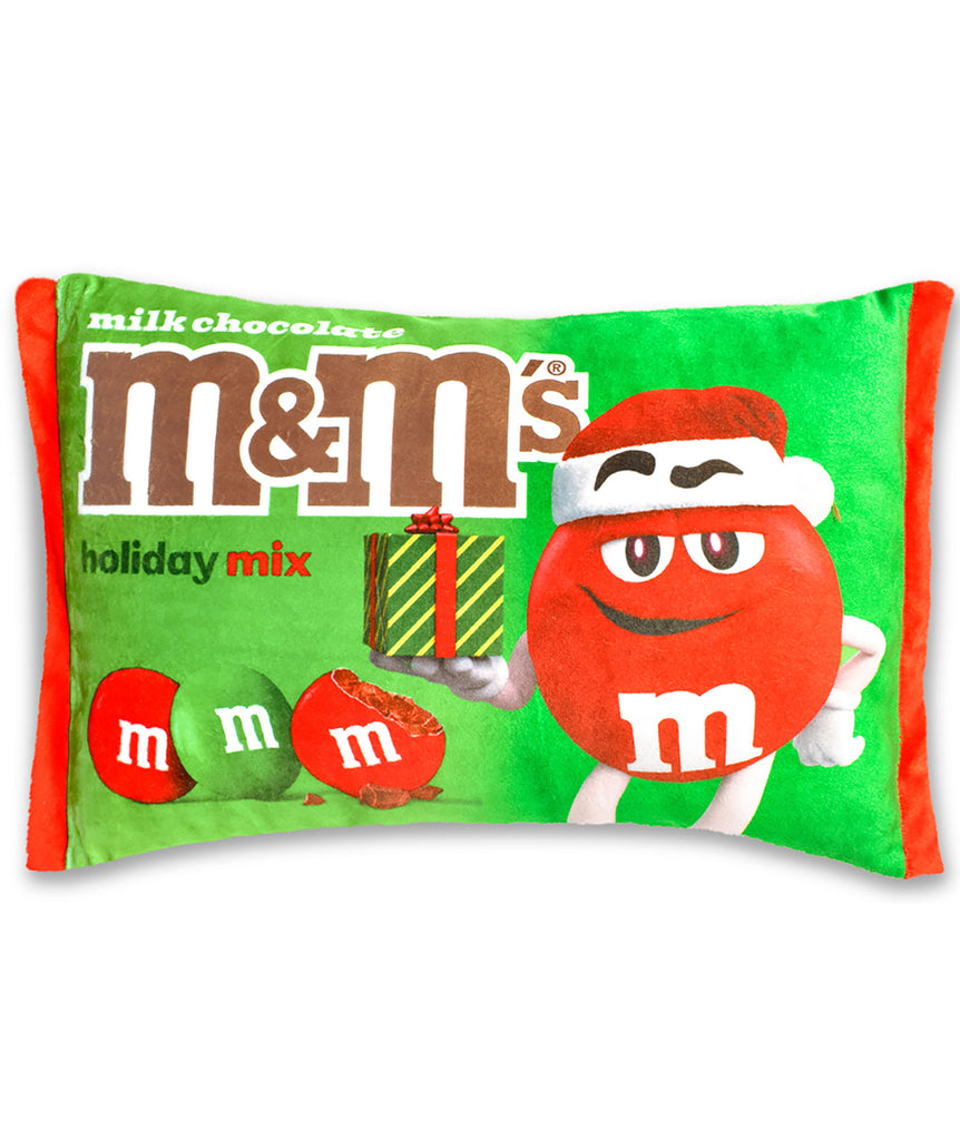 iScream Holiday M&M Package Pillow Accessories iScream   