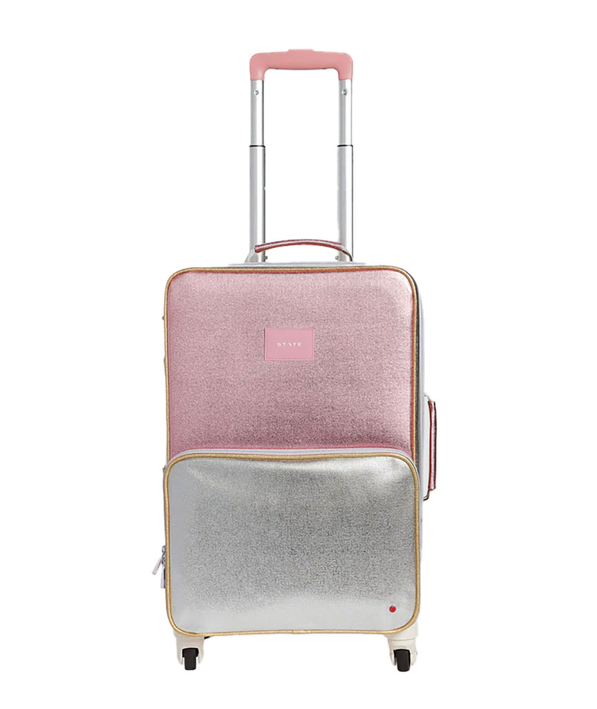 State Bags Logan Carry-On Suitcase Pink/Silver Accessories State bags   