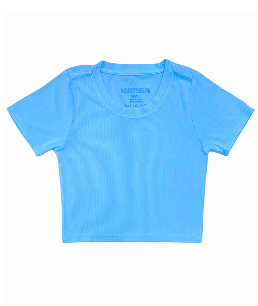 Katie J NYC Girls Livi Tee Girls Casual Tops Katie J NYC Pool Blue Y/S (7/8) 