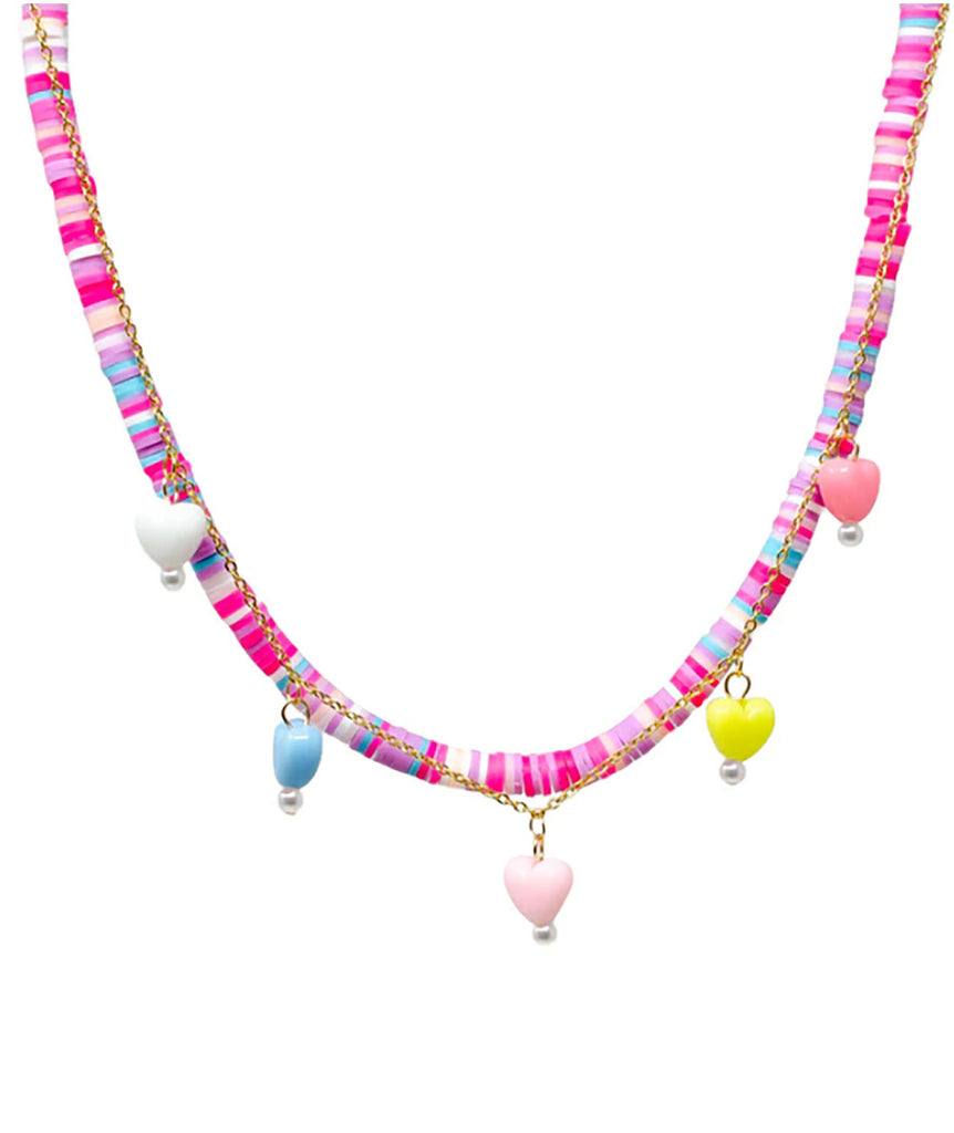 Heart Charm Necklace Jewelry - Young Zomi Gems   