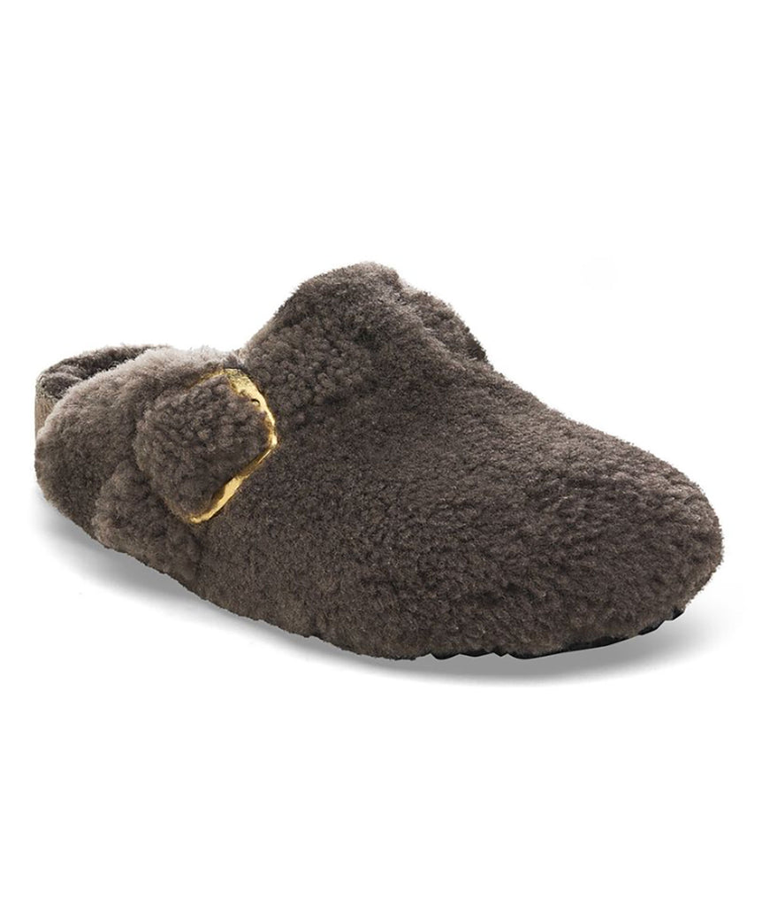 Birkenstock Boston Teddy Concrete - Narrow Fit Accessories Birkenstock   