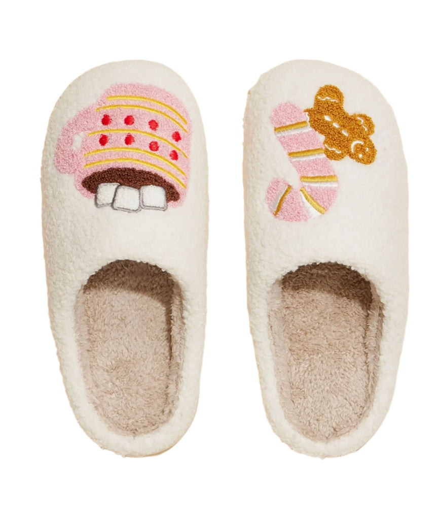 Cozy Adult Slippers Gingerbread & Cocoa Accessories Frankie's Exclusives   