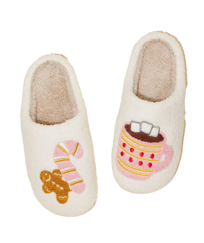 Cozy Adult Slippers Gingerbread & Cocoa Accessories Frankie's Exclusives   