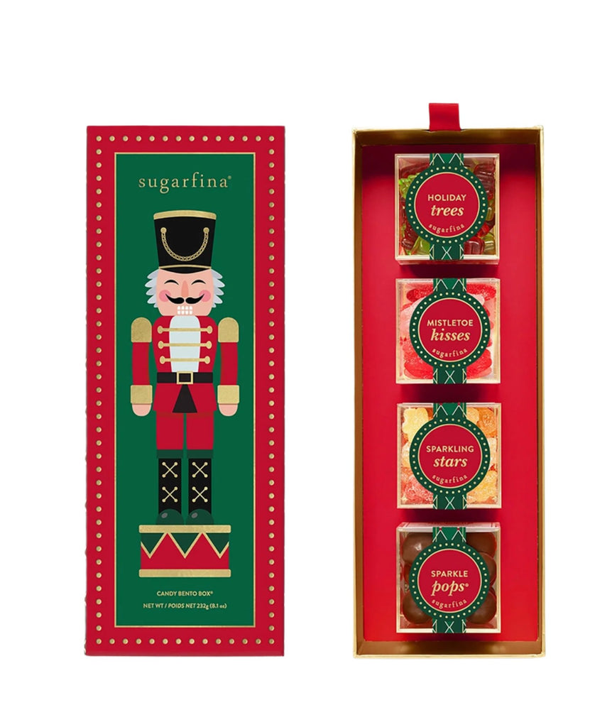 Sugarfina 4 Piece Bento Box Holiday Nutcracker Accessories Sugarfina   