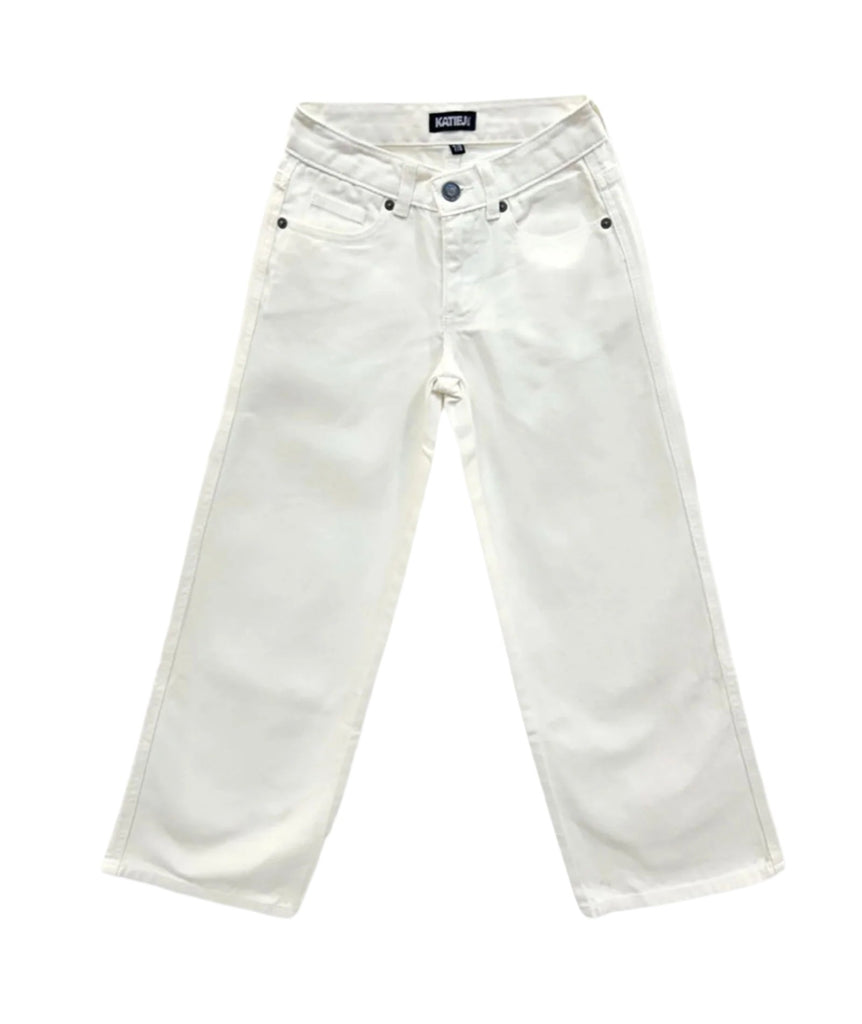 Katie J NYC Girls Chicago White Jeans Girls Denim Katie J NYC   