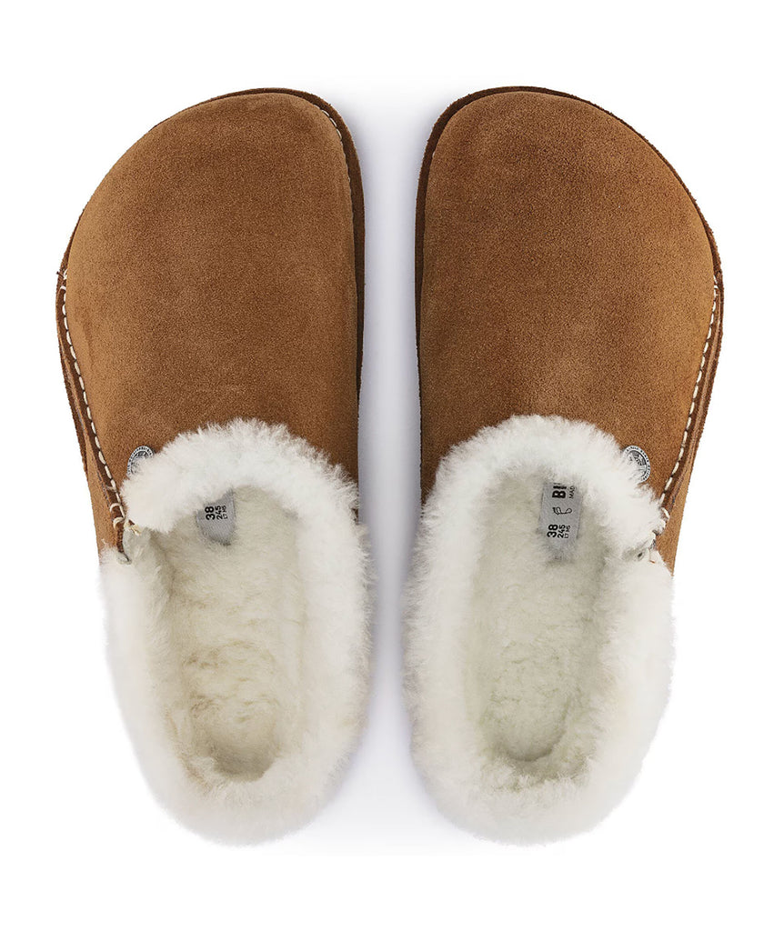 Birkenstock Zermatt Shearling Natural Slippers - Narrow Fit Accessories Birkenstock   