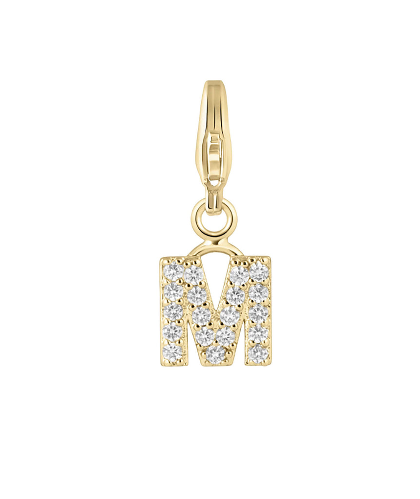 Electric Picks Charm Letters Jewelry - Trend Electric Picks Gold M 