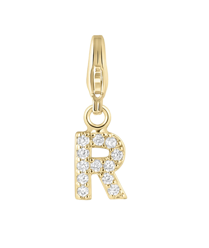 Electric Picks Charm Letters Jewelry - Trend Electric Picks Gold R 