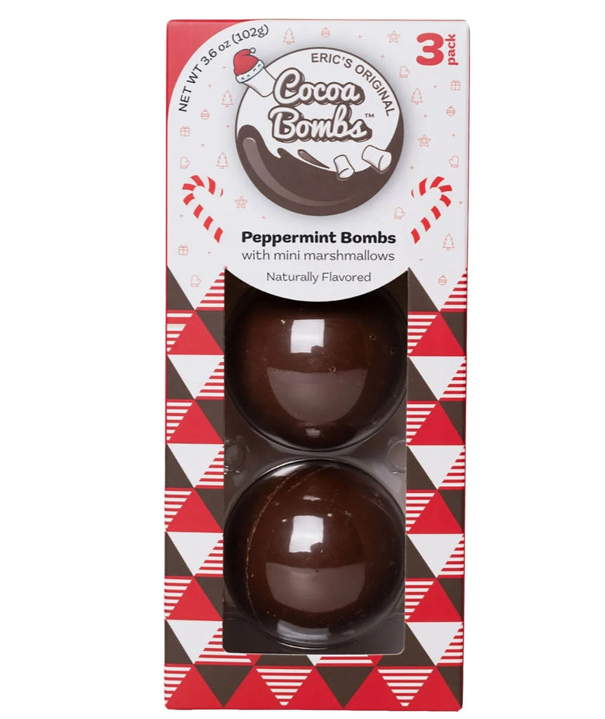 Cocoa Bombs 3 Pack Peppermint Accessories Frankie's Exclusives   