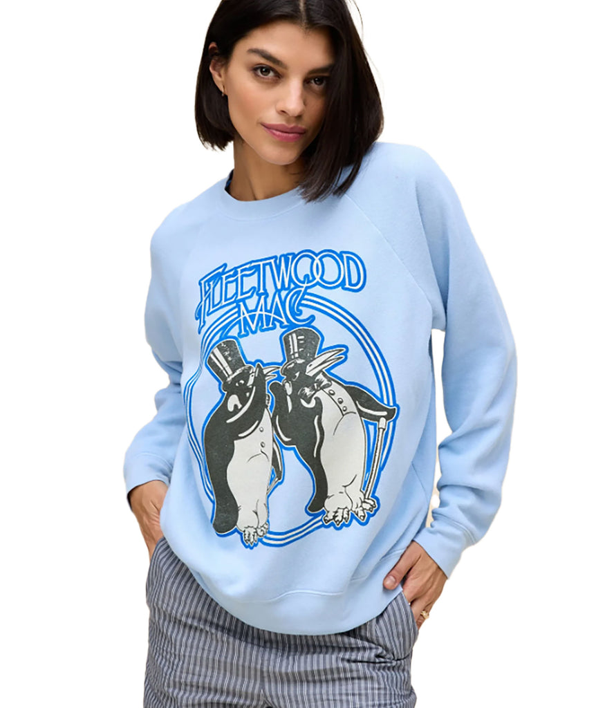 Daydreamer Women Fleetwood Mac Penguins Vintage Sweatshirt Womens Casual Tops Daydreamer   