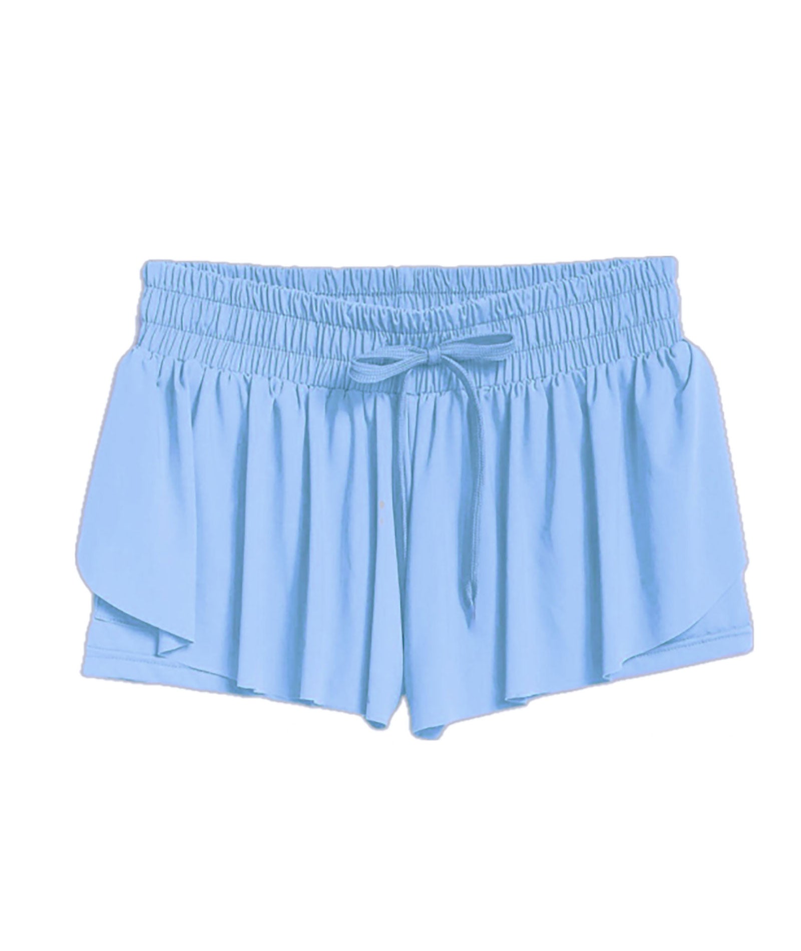 Jill Fly Away Shorts Girls Girls Casual Bottoms Suzette Chambray Blue Y/S (7)