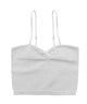 Nicoletta Thin Strap Cami Girls Girls Casual Tops Suzette White Y S/M (8-10)