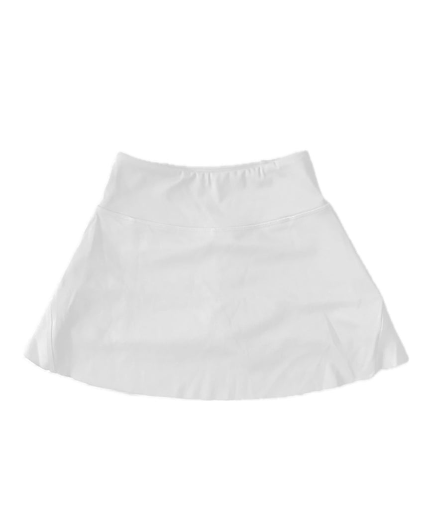 Elena High Waisted Skort Girls Girls Casual Bottoms Suzette White Y/S (7)