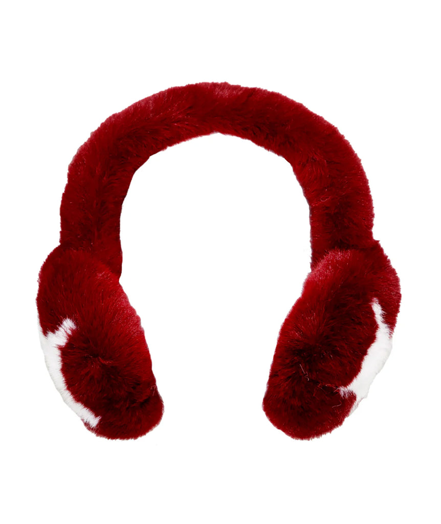 Emi Jay Star Sugar Muffs in Red Currant Accessories Emi Jay