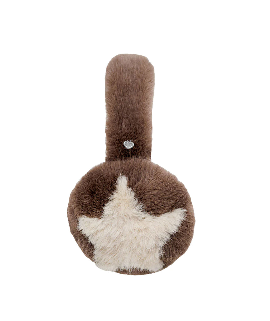 Emi Jay Star Sugar Muffs in Cocoa Love Accessories Emi Jay