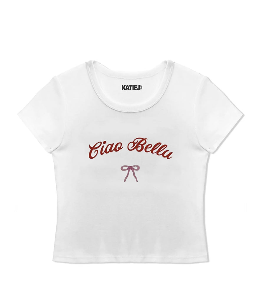 Katie J NYC Girls Ciao Bella Tee Girls Casual Tops Katie J NYC