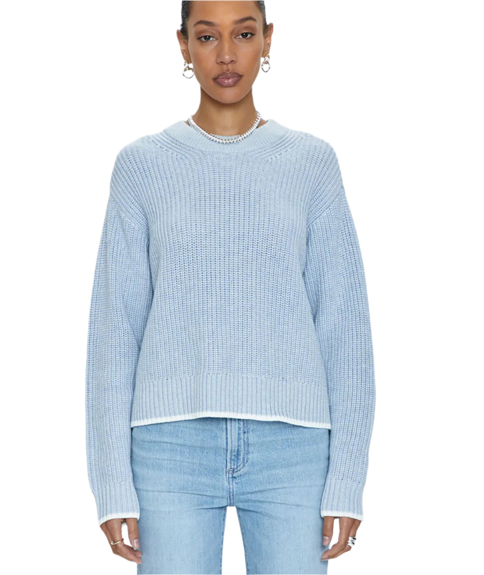 Pistola Women Ren Sweater Light Blue Womens Casual Tops Pistola