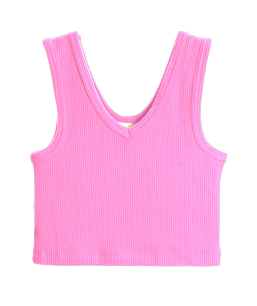 Ella Super Soft Waffle Tank Girls Girls Casual Tops Suzette