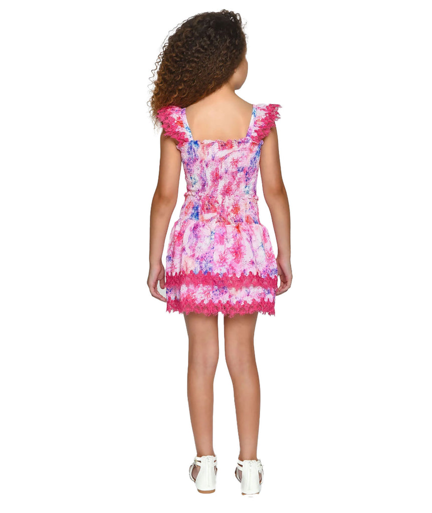 Peixoto Girls Mariel Skirt Set Cosmic Petals Girls Casual Dresses Peixoto