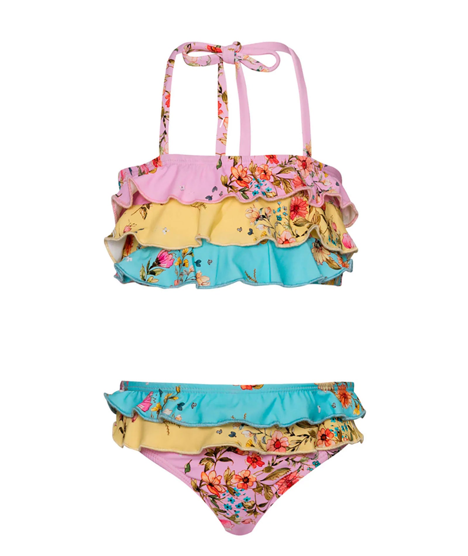 PQ Girls Ruffle Bikini Dolce Accessories PQ Girls Multi Y/S (7/8)