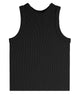 Ruby High Neck Ribbed Tank Girls Distressed/seasonal girls Suzette Black Y S/M (8-10)