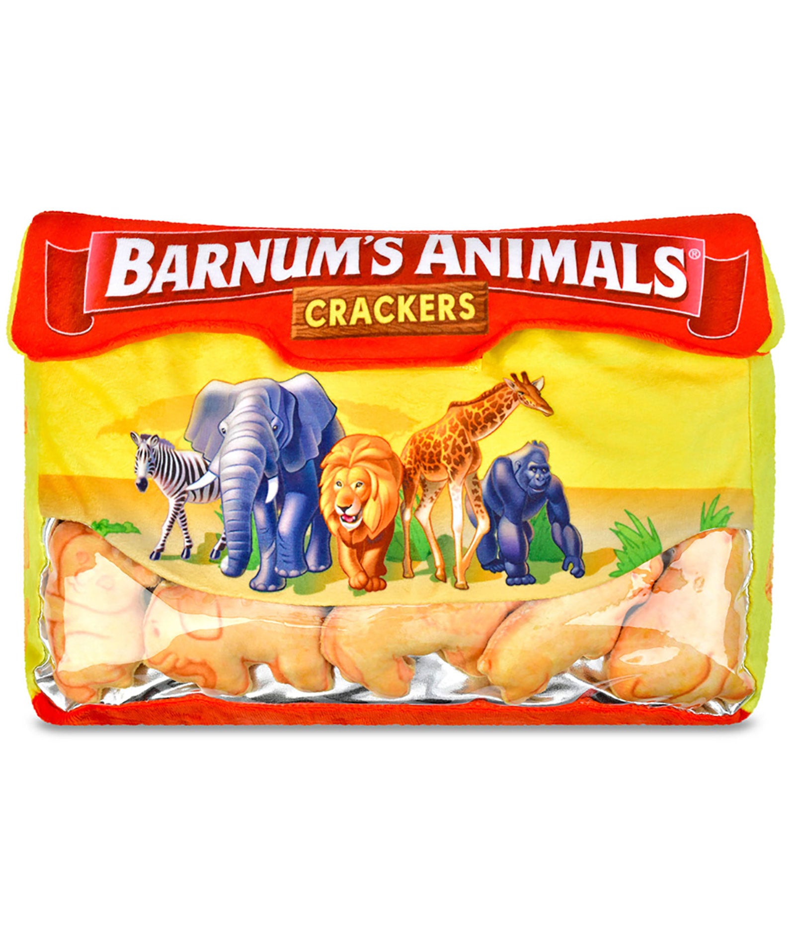 iScream Barnums Animal Cracker Package Pillow Accessories iScream Multi