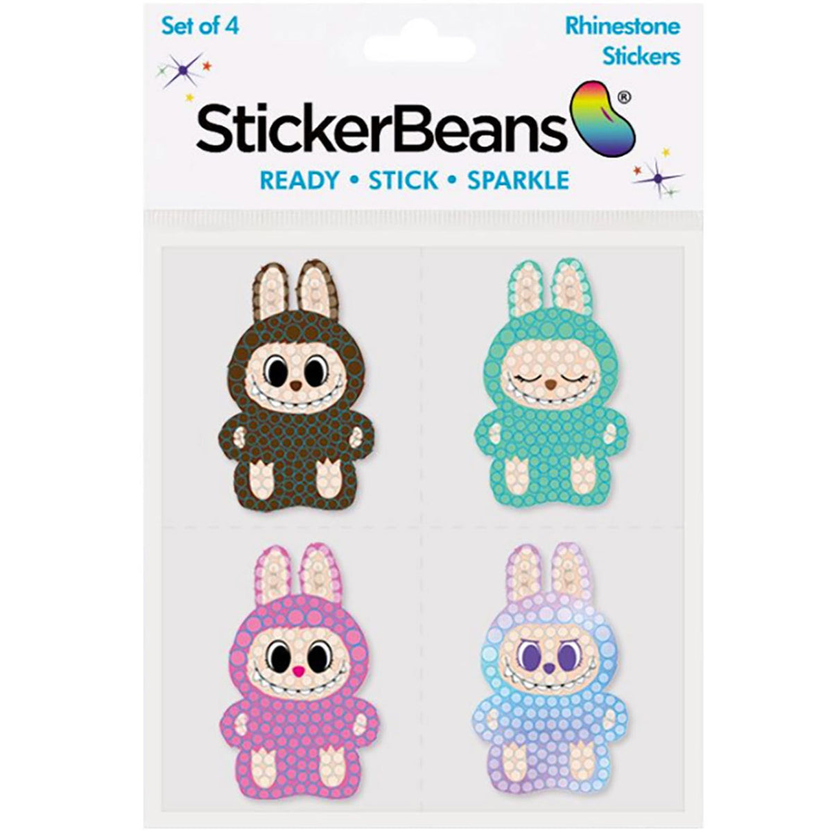 Purple Beans Sticker Customizable Accessories Sticker Beans Monsters Multipack Sticker ...