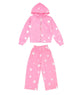 Mini Dreamers Girls Livi Stars Sweatsuit Distressed/seasonal girls Mini Dreamers Pink Y/4