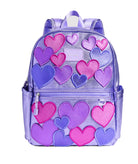 State Bags Kane Kids Double Pocket Backpack 3D Hearts Accessories State bags Multi