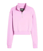 Katie J NYC Girls Dylan 3/4 Zip Hoodie Girls Casual Tops Katie J NYC Ballet Pink Y/S (7/8)