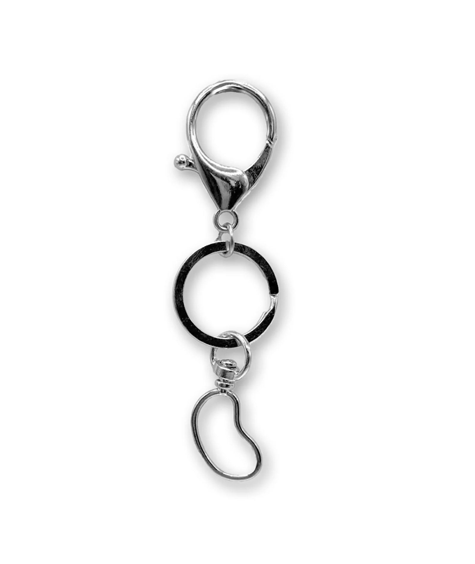 Sticker Beans Charm Holder/Keychain Accessories Sticker Beans Silver