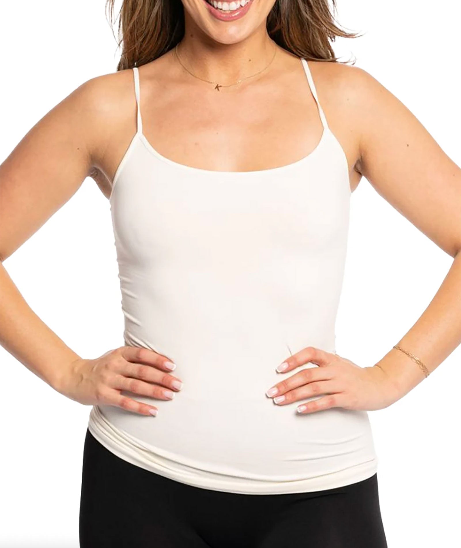 Malibu Sugar Full Cami Womens Casual Tops Malibu Sugar White One Size Fits Most (Y/10-Y/14)