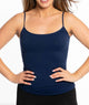 Malibu Sugar Full Cami Womens Casual Tops Malibu Sugar Navy One Size Fits Most (Y/10-Y/14)