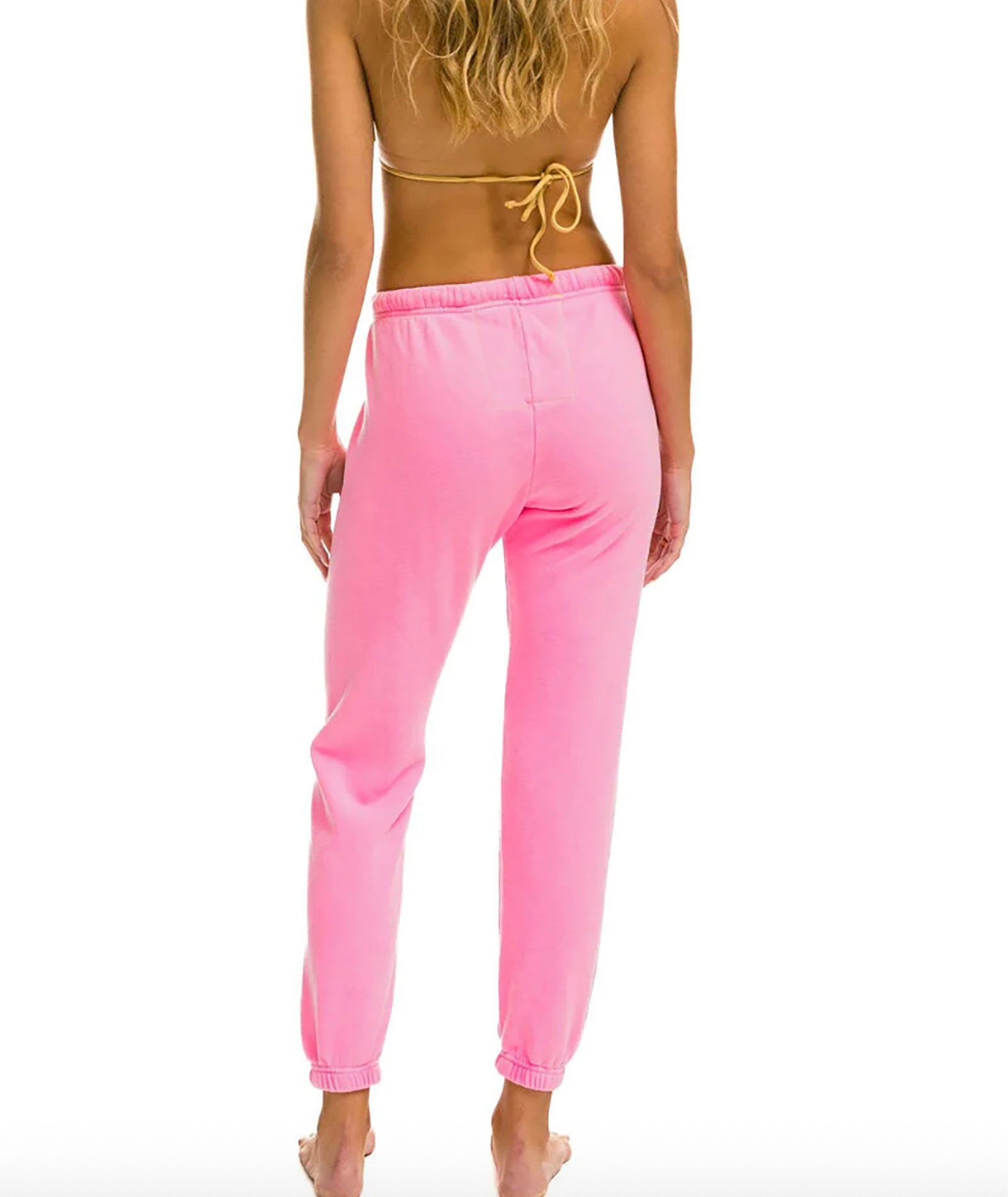 Aviator Nation Women Logo Sweatpants Womens Casual Bottoms Aviator Nation