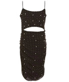 Theme Girls Maddison Black Pearl & Stud Mesh Cut Out Dress Girls Special Dresses Theme-NYC Black Y/M (10)