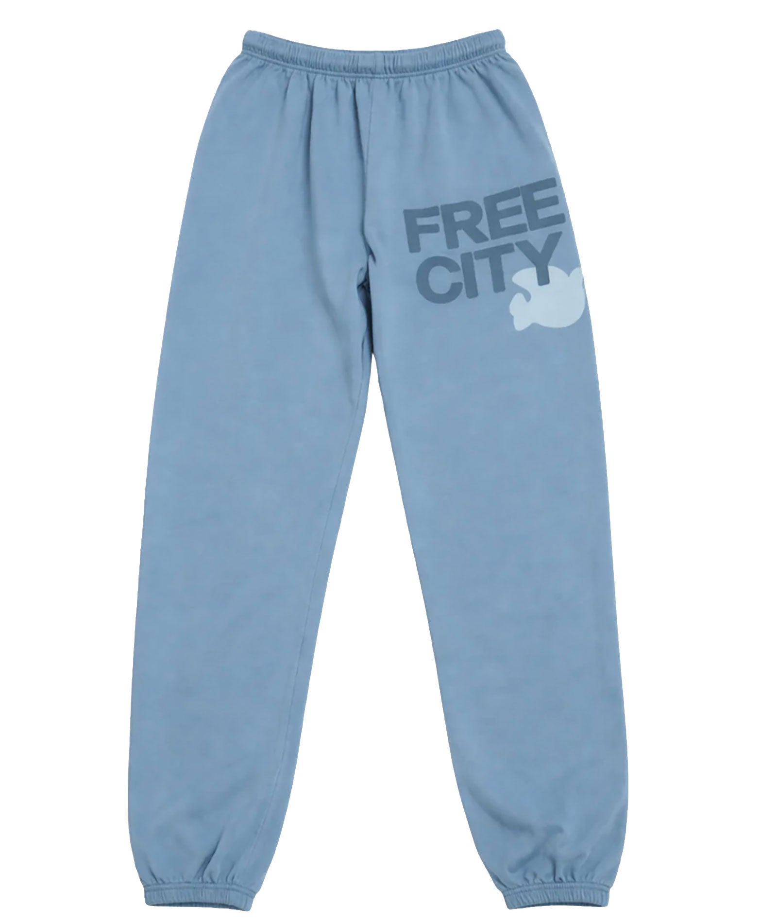 FREECITY Women Large Sweatpants Blue Milk Womens Casual Bottoms FREECITY Blue Juniors/Women XS