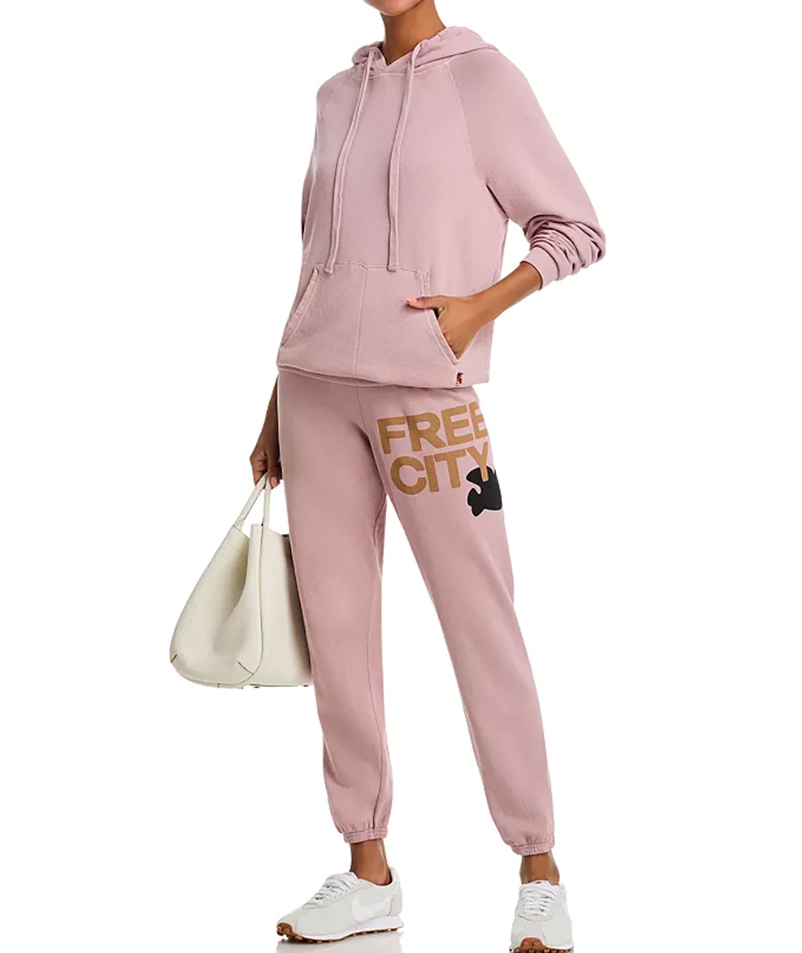 FREECITY Women Large Sweatpants Ballerina Golden Womens Casual Bottoms FREECITY